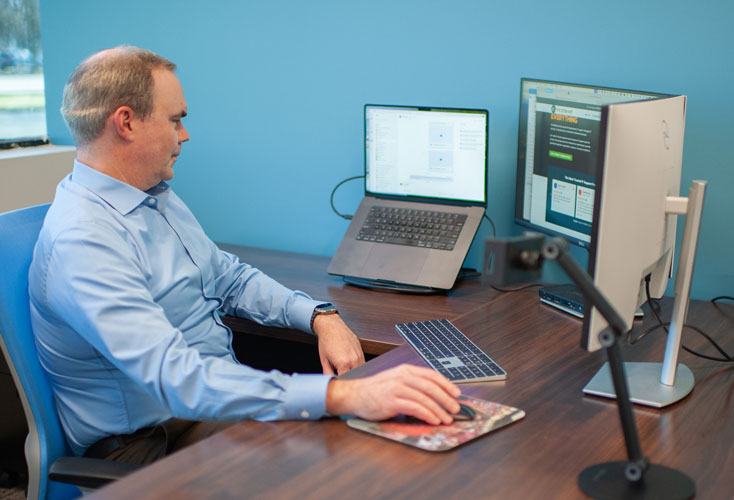 KC IT support helps financial businessman